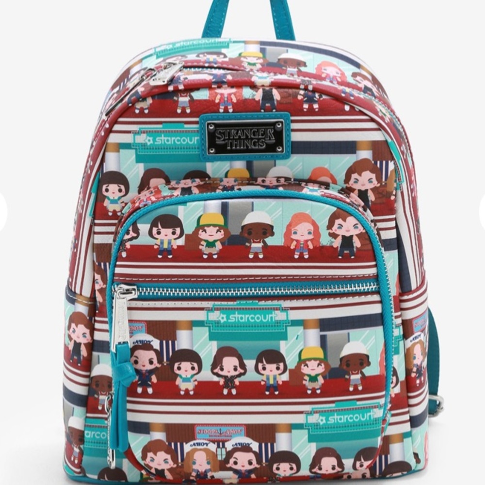 *SOLD* LOUNGEFLY stranger things mall backpack - Picture 1 of 7